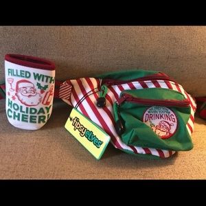 TipsyElves fanny pack with drink holder